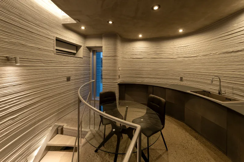 دکوراسیون داخلی خانه پرینتر 3 بعدی